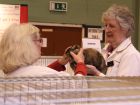 Judge Mrs Monika Forster (left) with her steward Val Prestidge