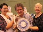 Best Siamese Winner with his owner Ms T Monahan (Centre), steward Sarah Bowles (left) and Show Manager Ronnie Brooks